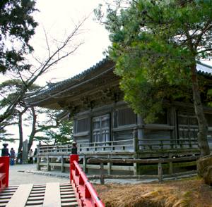 A temple at the Matsushima bay.