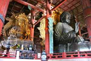 The Great Buddha at the Daibutsu-den Hall, Nara, Japan